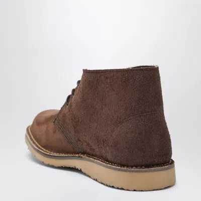 Red Wing Weekender Chukka Chocolate Lace Up Shoe In Brown