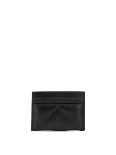 Tory Burch Kira Diamond Quilt Cardholder In Black