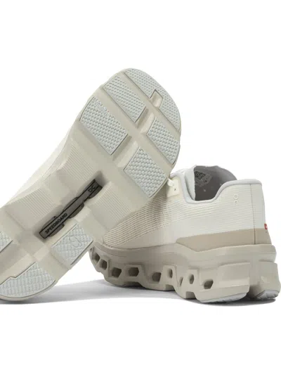 On Running Dew Truffle Fabric Sneakers In Nude