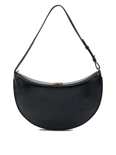Jacquemus "le Petit Ovalo" Shoulder Bag In Black
