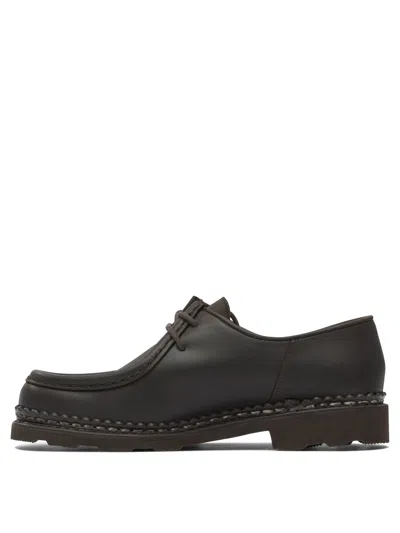 Paraboot Michael Marche Ii Leather Derby Shoes In Brown