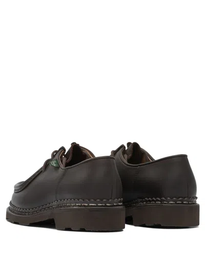 Paraboot Michael Marche Ii Leather Derby Shoes In Brown