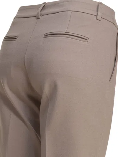 Semper Beige Elastane Trousers In Sand