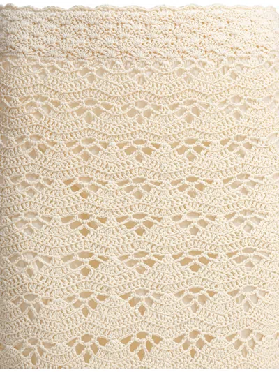 Zimmermann Rhiannon Crochet Skirt In White