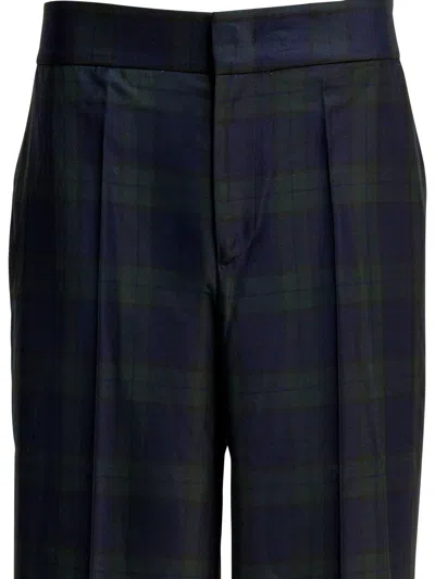 Sa Su Phi Blue Wool Trousers In Blue