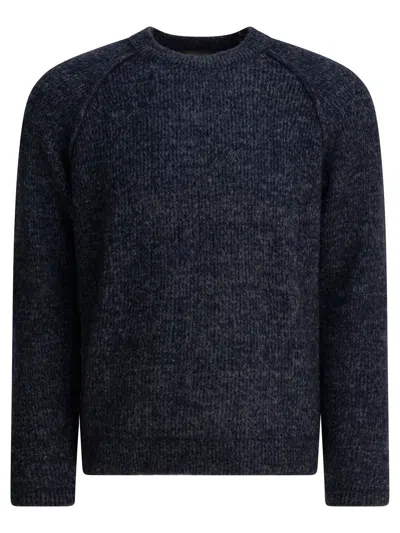 Rakkì Rakki Wool Crew Neck Sweater In Blue