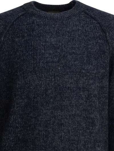 Rakkì Rakki Wool Crew Neck Sweater In Blue