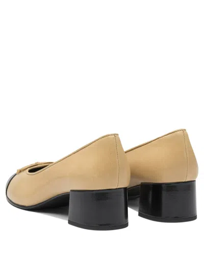 Tory Burch Beige Heeled Shoes With Rounded Toe In Neutral
