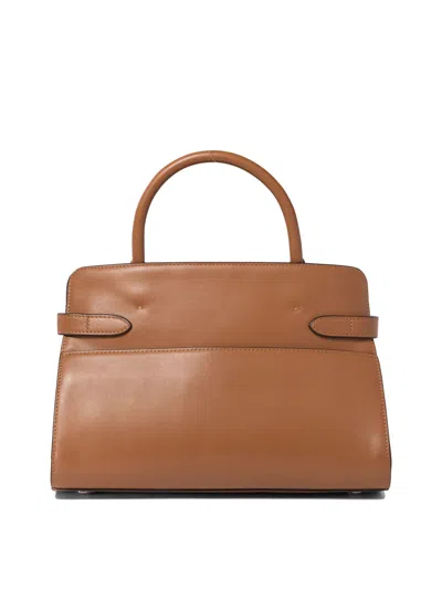 Le Tanneur Emie Medium Handbag In Burgundy