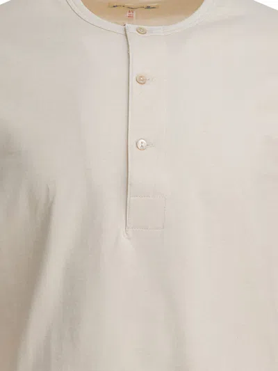 Merz B Schwanen Henley T-shirts White In Neutral