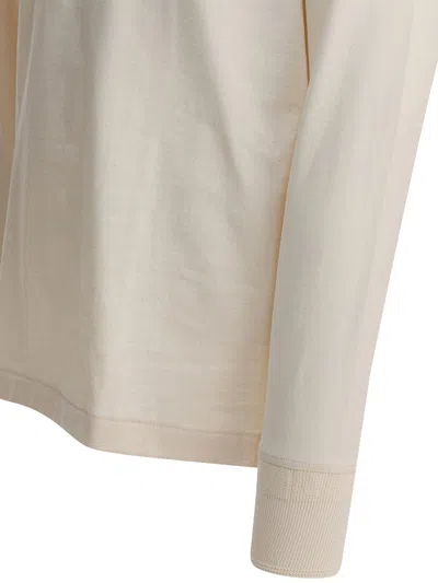 Merz B Schwanen Henley T-shirts White In Neutral