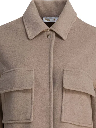 Semper Flap-pocket Shirt Jacket In Sand