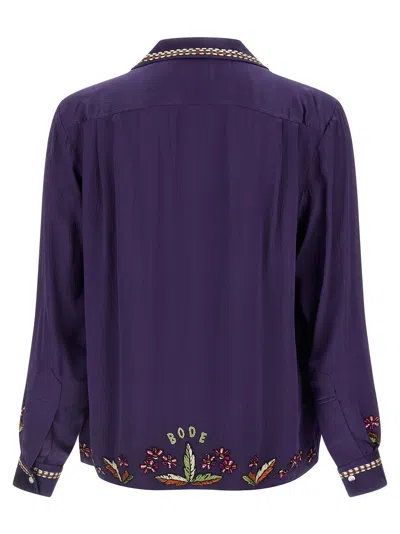 Bode Dream Souvenir Shirt In Purple
