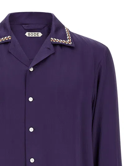 Bode Dream Souvenir Shirt In Purple