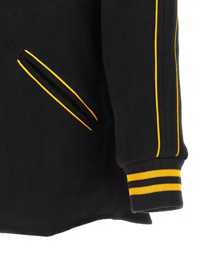 Bode Monogram-logo Reversible Shirt Jacket In Black