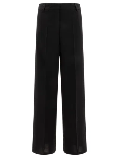 Semper Wide Fit Pants In Black