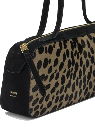 Khaite "simona" Shoulder Bag In Sand