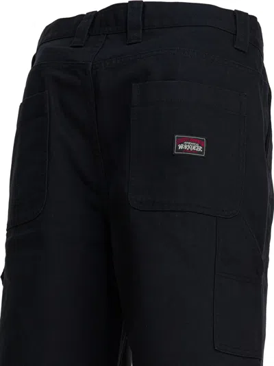 Stussy Workgear Straight-leg Pants In Black