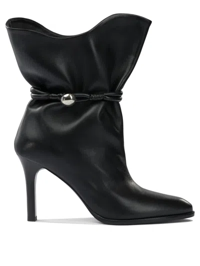 Isabel Marant Lolya Leather Boots In Black