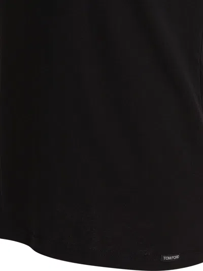 Tom Ford Item O-neck Short-sleeved T-shirt In Black