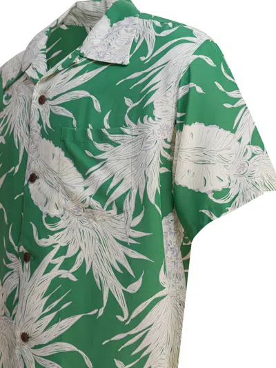 Sun Surf Island Pineapple Shirts Green In Green