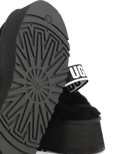 Ugg Sling-back Slipper Shoes In Black