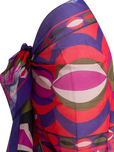 Pucci Collane Swimwear Purple In Blue