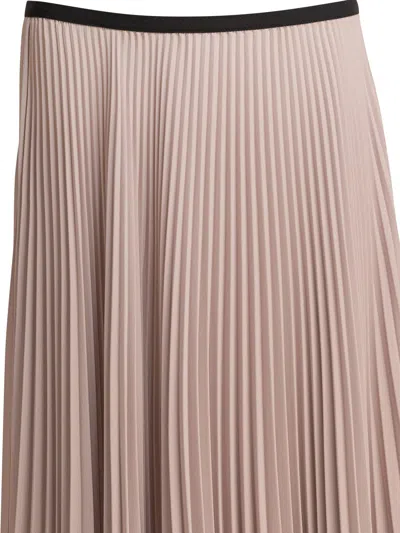 Semper Grey Polyester Skirt In Pink