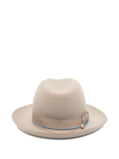 Borsalino Monica Wool And Cashmere Hat In Neutral