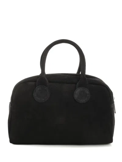 Margesherwood Soft Bowling Handbags Black In Black