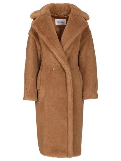 Max Mara Teddy Bear Icon Coat Coats Beige In Multi