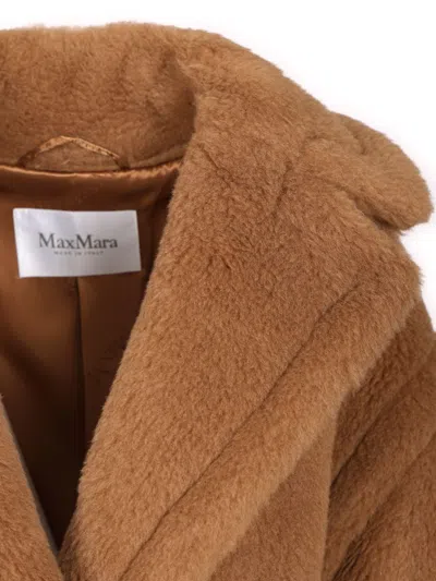 Max Mara Teddy Bear Icon Coat Coats Beige In Multi