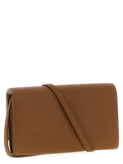 Burberry Cotswolds Wallet On Chain In Brown