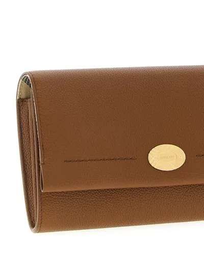 Burberry Cotswolds Wallet On Chain In Brown