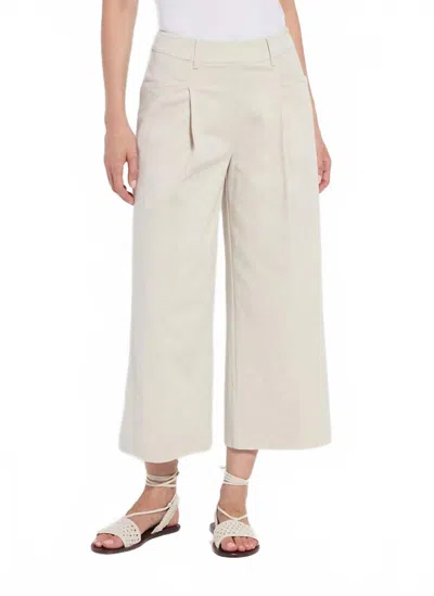 Lyssé Women's Mirabelle Pleated Wide Palazzo Pants In Oat In White