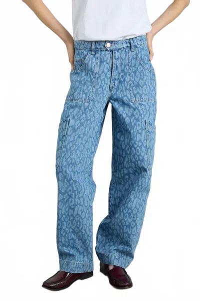 Damson Madder Drew Cargo Jean In Blue In Blue