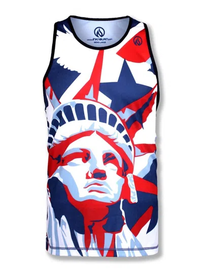 Inknburn Men's Liberty & Justice Singlet In Multi In Multi