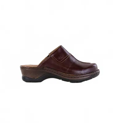 Josef Seibel Women's Carole Clogs In Chestnut In Brown