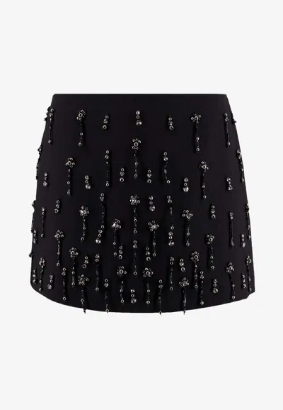 Pinko Memory Mini Skirt In Black