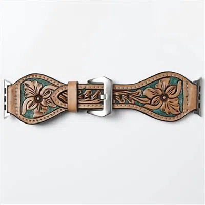 American Darling Women's Apple Watch Strap In Brown In Multi