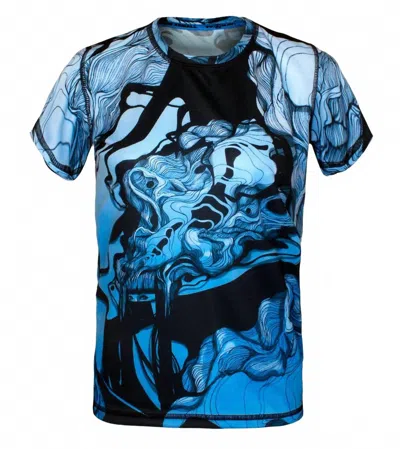 Inknburn Men's Our Lady Of The Mask Tech Shirt In Blue In Blue