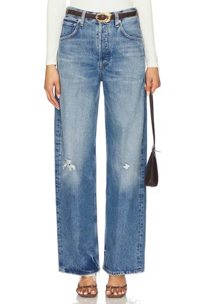 Citizen Of Humanity Ayla Baggy Jeans In Solano In Blue