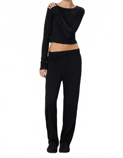 Éterne Lounge Pant In Black In Black