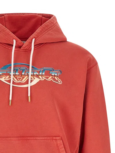 Casablanca 'chrome' Hoodie In Red