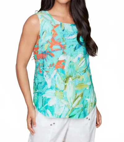 Claire Desjardins Scoop Neck Tank Top In Blue In Blue
