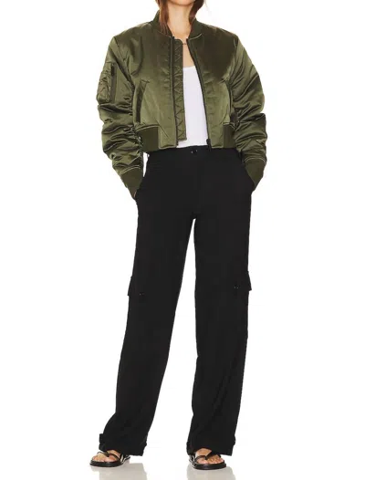 Sanctuary Harper Cargo Pants In Black In Green