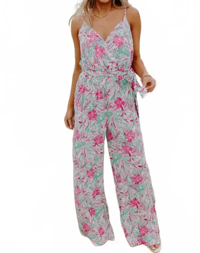 Partyeight Kiera Floral Jumpsuit In Multi In Multi