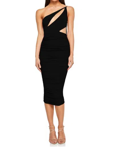 Nookie Envy Midi Dress In Black In Black