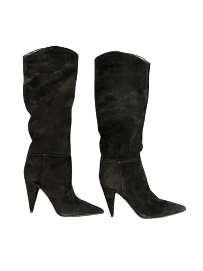 Marc Fisher Women's Hanny Slouchy Boots In Black In Black