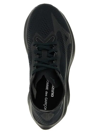 Comme Des Garçons X Mizuno Wave "rebellion Pro" Sneakers In Black
